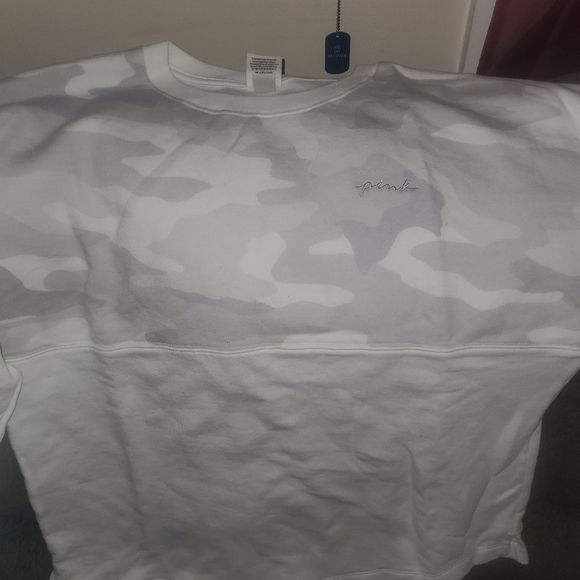 PINK Victoria's Secret Sweaters - Camo crew